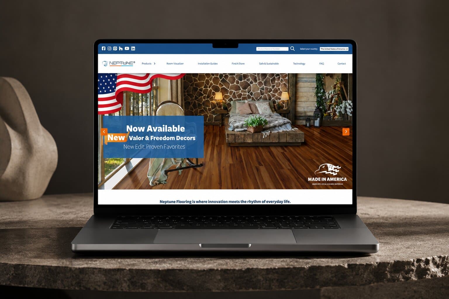 Neptune flooring website
