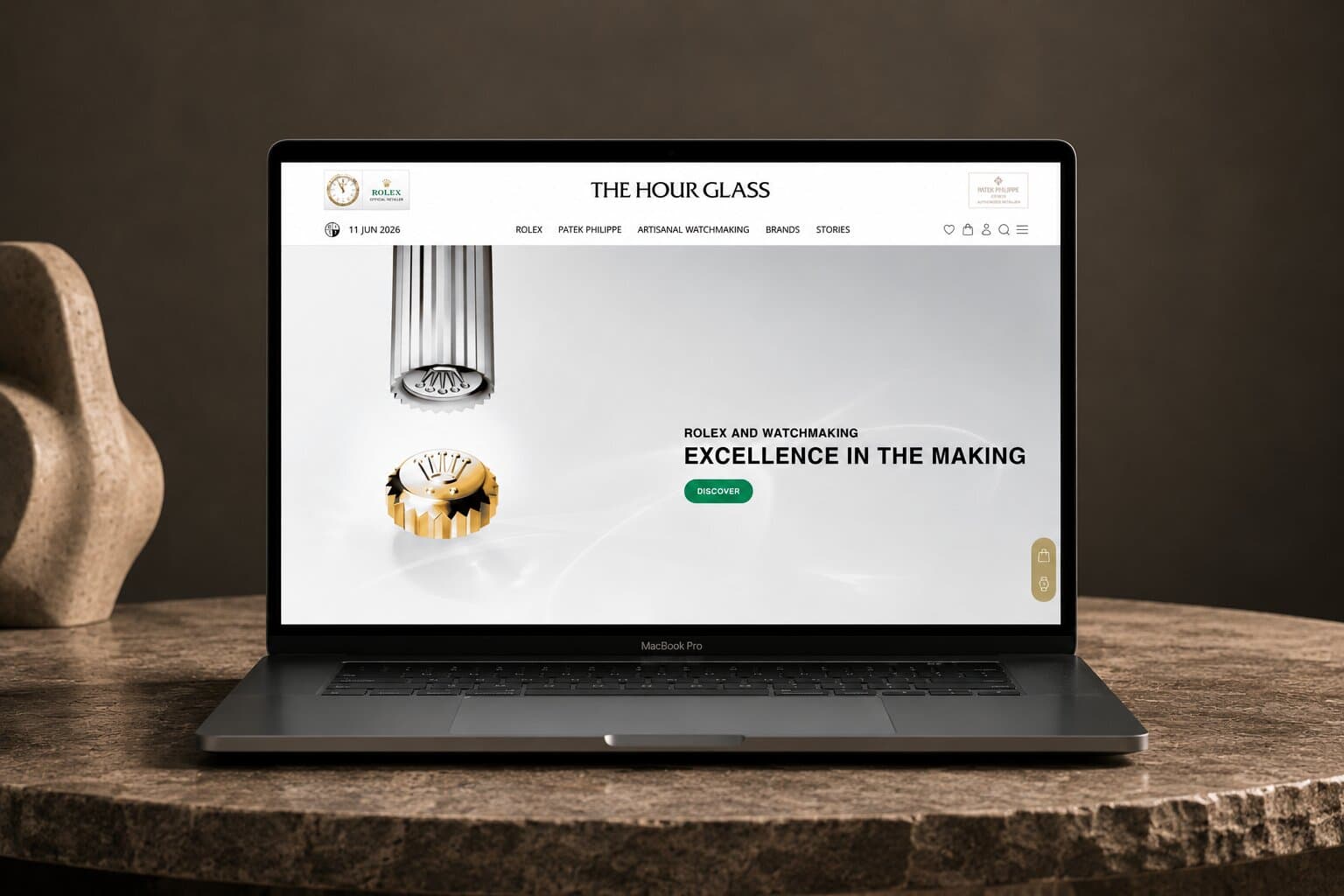The hour glass website